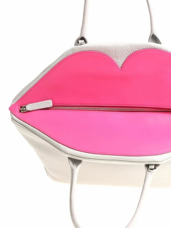 Grey Lip Valentina Large bag shop online: Lulu Guinness