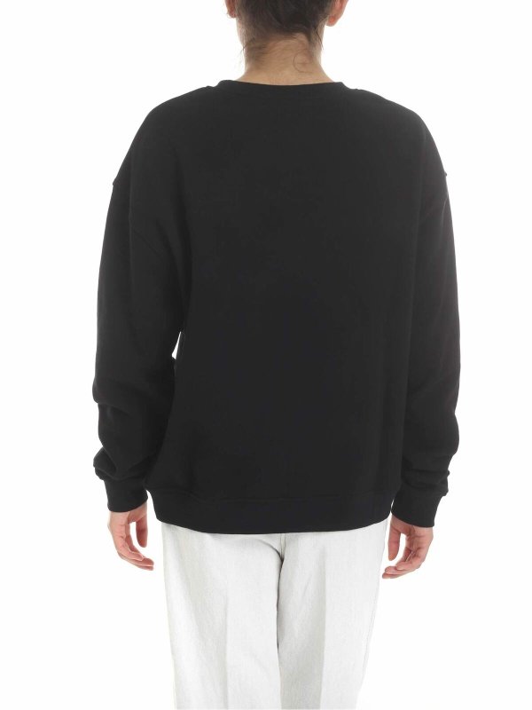 iKRIX McQ Alexander Mcqueen: Sweatshirts & Sweaters - Decorated sweatshirt in black