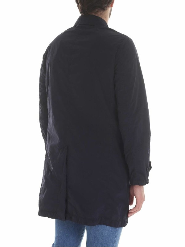 iKRIX ASPESI: short coats - Lemon overcoat in blue