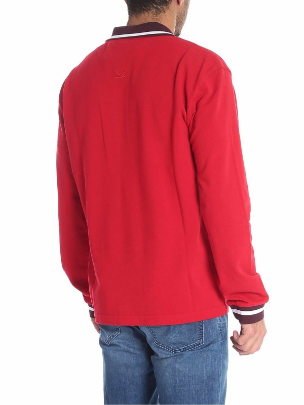 iKRIX KENZO: polo shirts - "Jumping Tiger" red polo