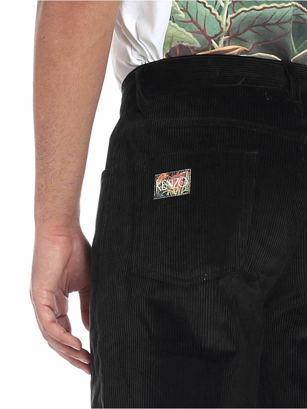 Pantalons Décontractés - Vert shop online: KENZO