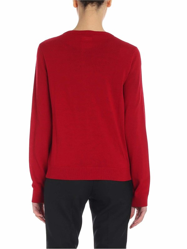 iKRIX FUZZI: Cardigans - Cardigan - Rouge