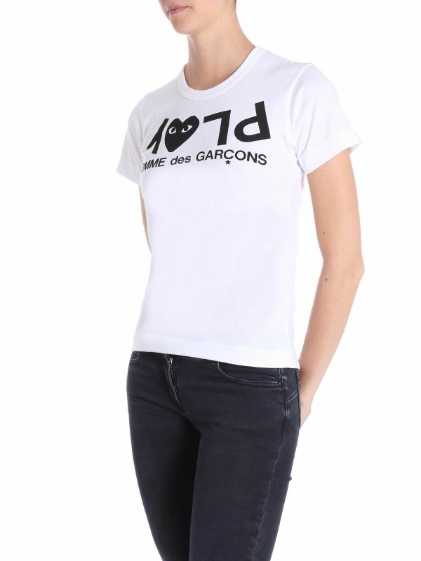 Comme des Garçons Play: T-shirts online - T-Shirt - Weiß