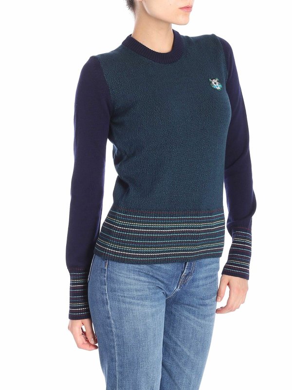 KENZO: Rollkragenpullover  und Polo-Ausschnitt online - Rollkragenpullover - Blau