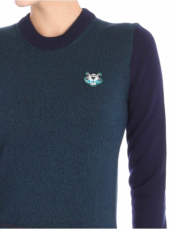 Rollkragenpullover - Blau shop online: KENZO