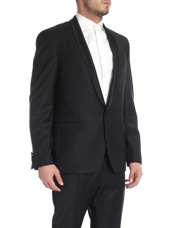 KARL LAGERFELD: blazers online - Single-breasted jacket with shiny lapels