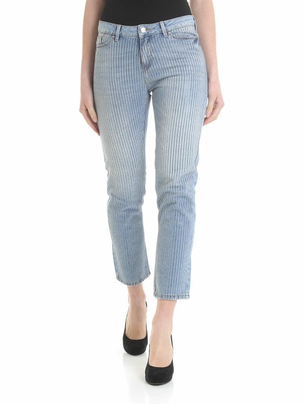 KARL LAGERFELD: Straight Leg Jeans - Straight Leg Jeans - Hellblau