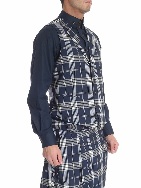 VIVIENNE WESTWOOD: ベスト＆チョッキ online - ウェストコート/ジレ - ブルー