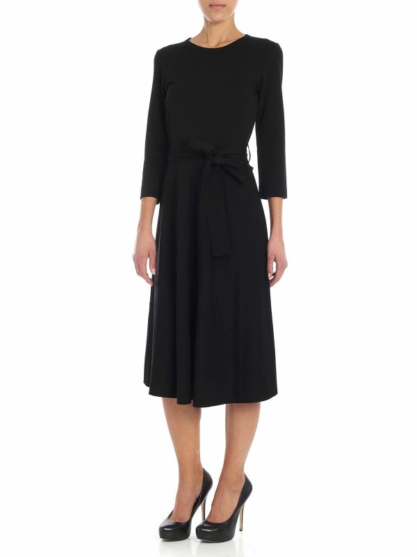 FUZZI: Vestidos largos - Vestido Largo - Negro