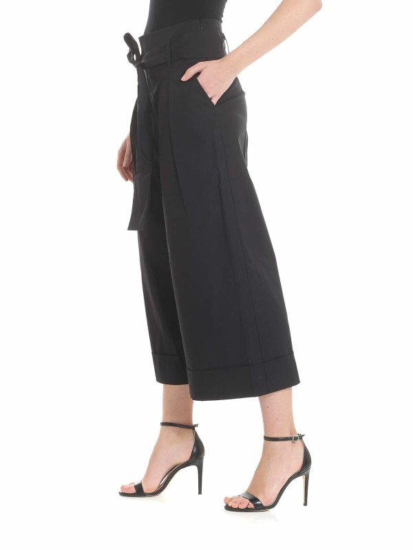 FUZZI: Pantalons casual online - Pantalons Décontractés - Noir