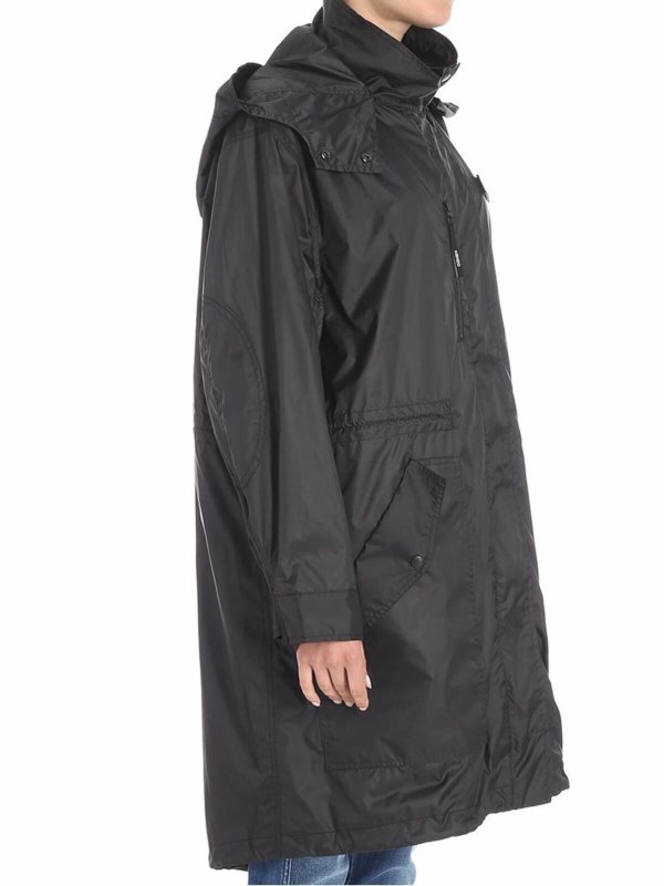 KENZO: casual jackets online - Black Hyper parka jacket