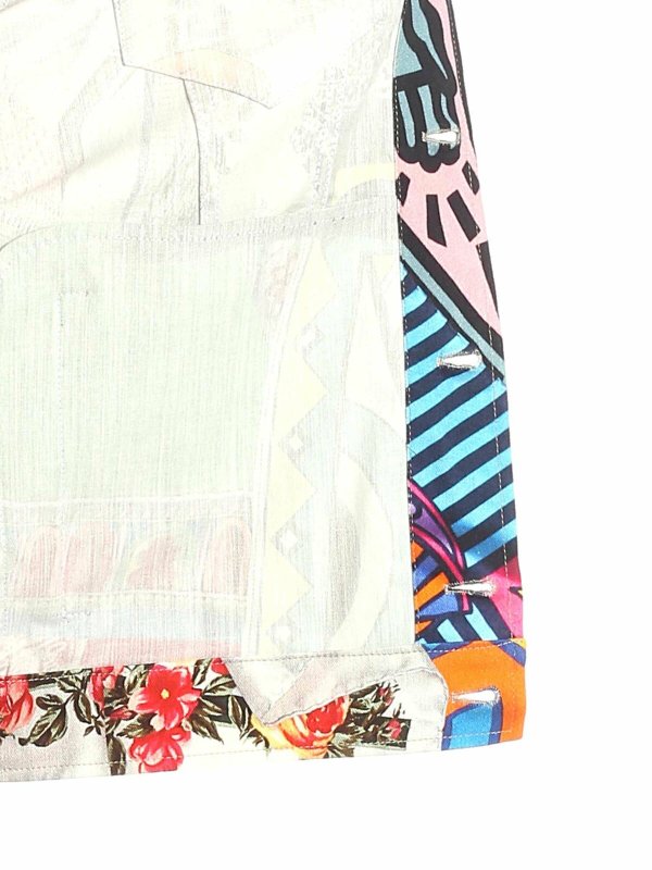 MOSCHINO buy online Multicolor jacket with foulard print