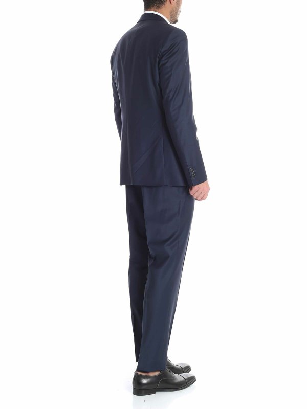 iKRIX KARL LAGERFELD: suits - Blue two-button wool dress