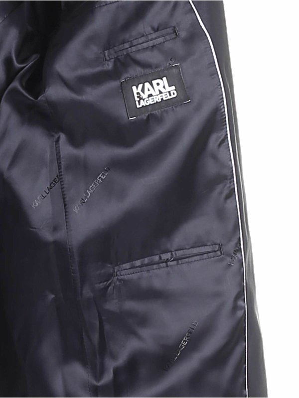 KARL LAGERFELD buy online Blue two-button wool dress