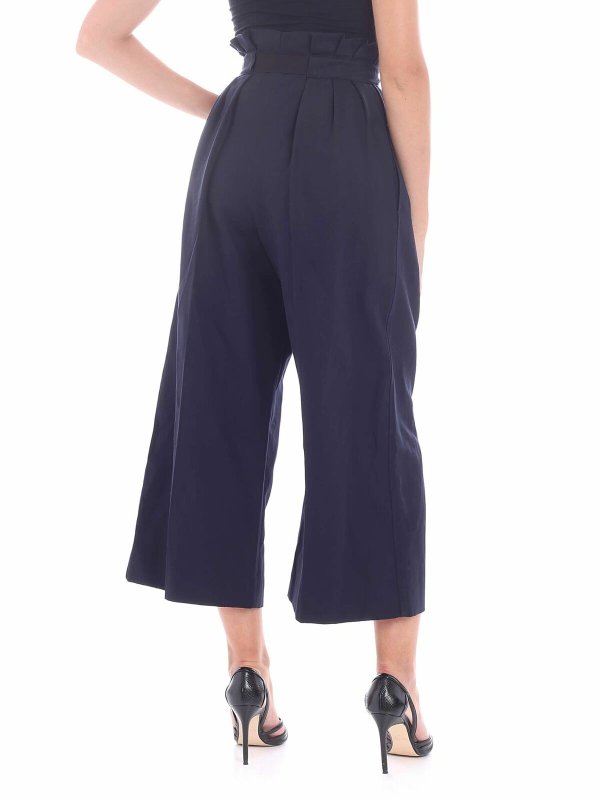 iKRIX KENZO: pantaloni casual - Pantalone a palazzo blu con pieghe