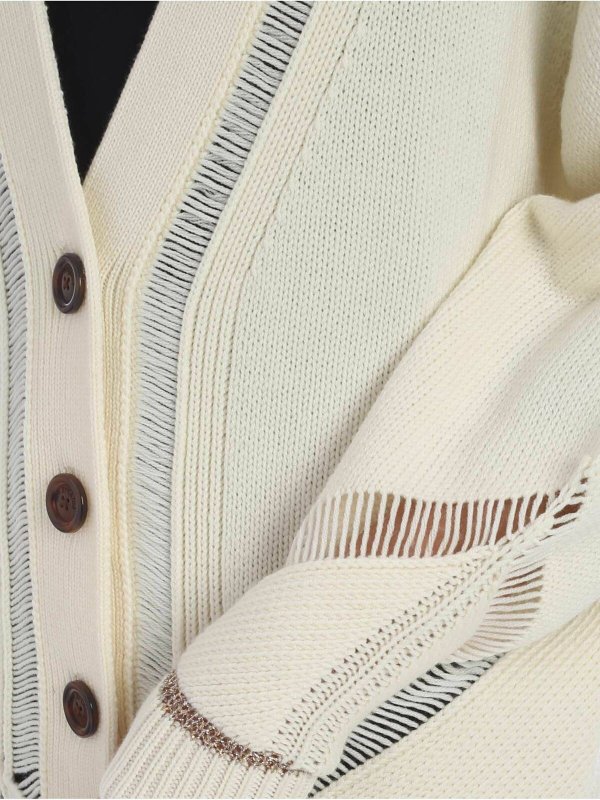 カーディガン - 白 shop online: SEE BY CHLOE