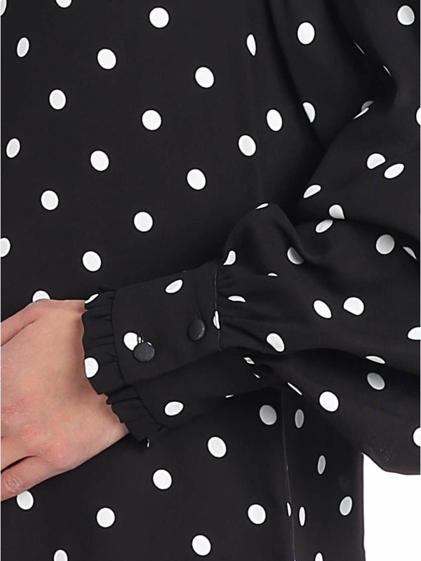 Vivetta buy online Black polka dot blouse