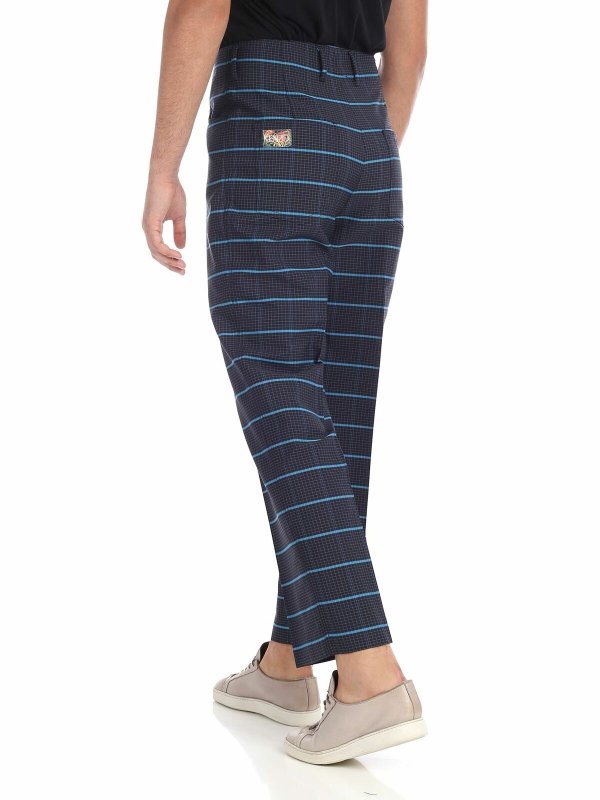 iKRIX KENZO: カジュアルトラウザー - カジュアルパンツ - ブルー