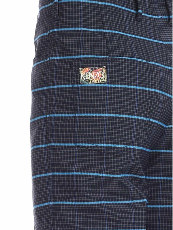 カジュアルパンツ - ブルー shop online: KENZO