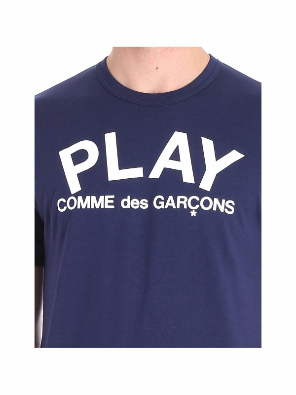 Blue Play T-shirt shop online: Comme des Garçons Play