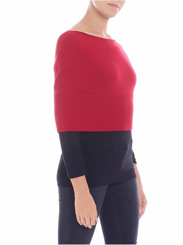 FUZZI: Cuellos altos y polos online - Suéter Con Cuello Alto - Rojo