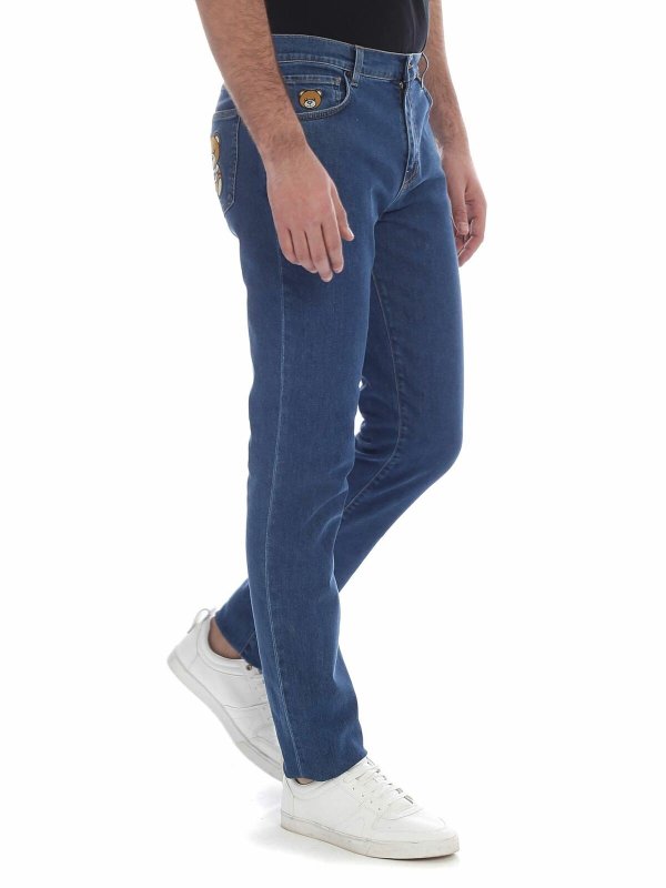 MOSCHINO: ストレートジーンズ online - ストレートジーンズ - ブルー