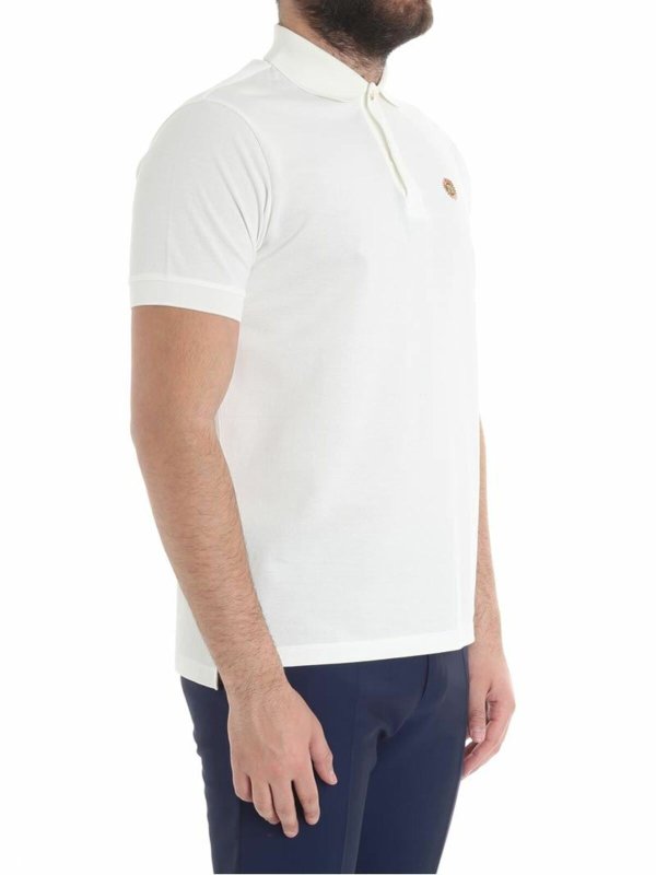PAUL SMITH: polo shirts online - White polo with Sole embroidery