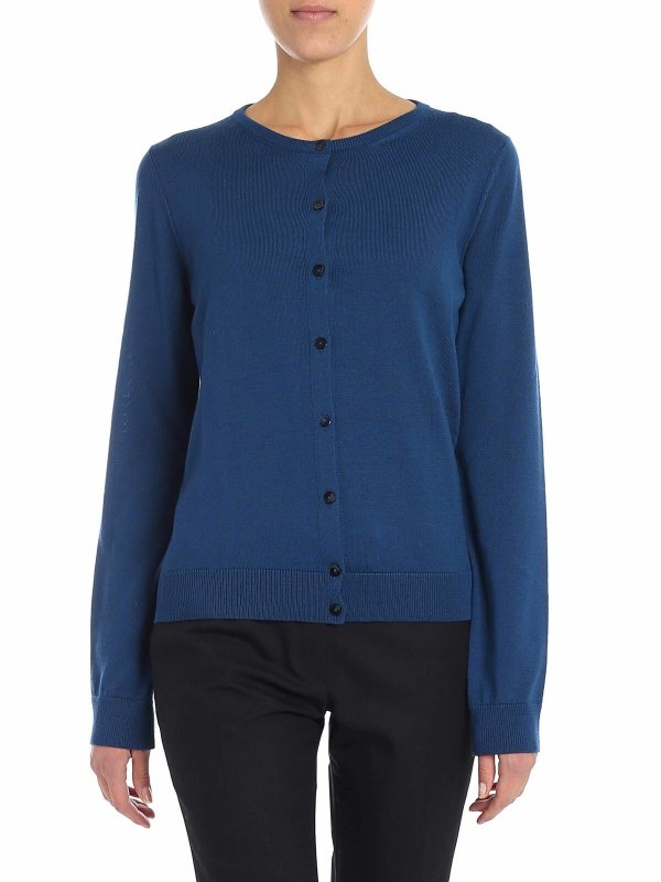 FUZZI: カーディガン - カーディガン - ブルー