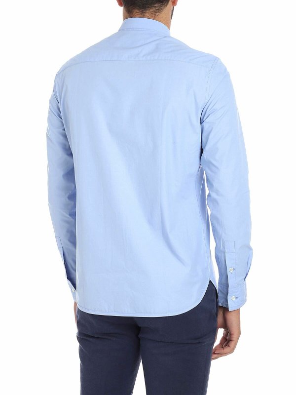 iKRIX VIVIENNE WESTWOOD ANGLOMANIA: shirts - Light blue "Chaos" shirt with patch pocket