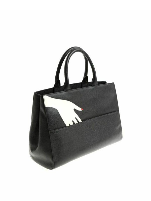 Lulu Guinness: Sacs à main online - Sac Cabas - Noir