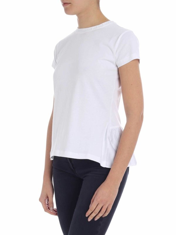 KARL LAGERFELD: t-shirts online - Logo white t-shirt