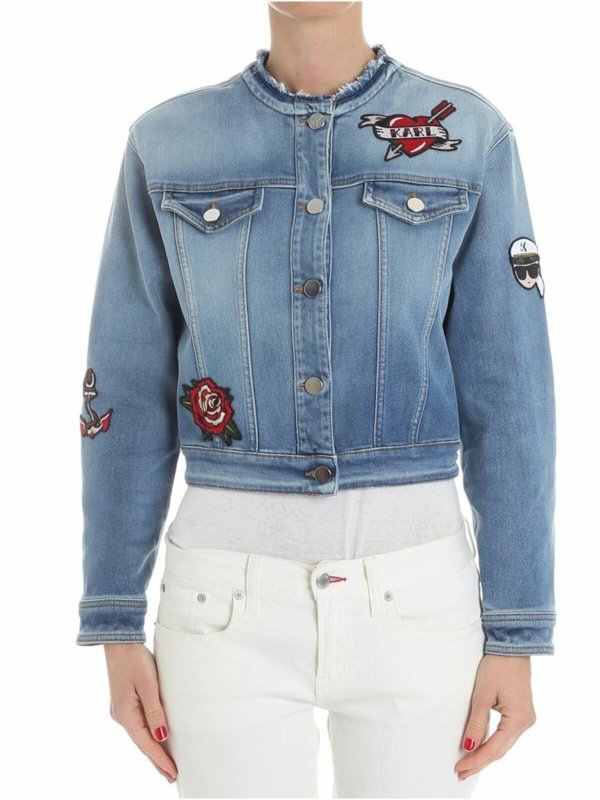KARL LAGERFELD: giacche casual - Giubbino in denim