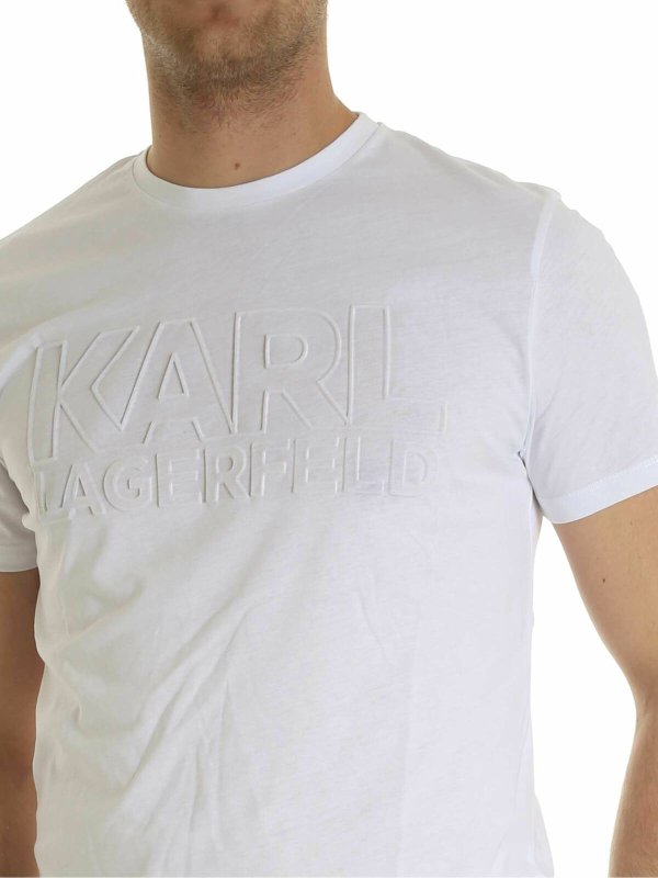 T-Shirt - Blanc shop online: KARL LAGERFELD