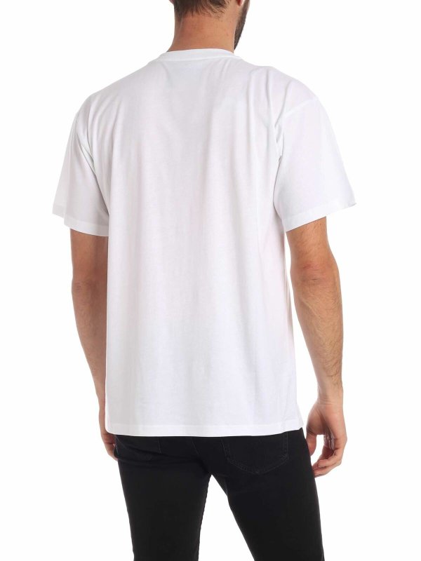 iKRIX MOSCHINO: t-shirts - Trick Or Chic T-shirt in white