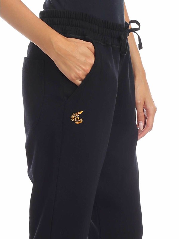 Classic sweatpants in black shop online: VIVIENNE WESTWOOD ANGLOMANIA