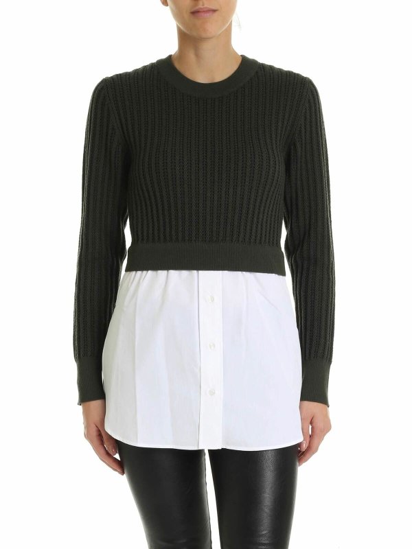 KENZO: Suéteres con cuello pico - Suéter Cuello Redondo - Verde