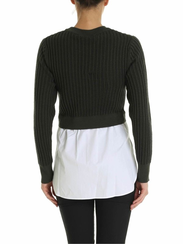 iKRIX KENZO: Suéteres con cuello pico - Suéter Cuello Redondo - Verde