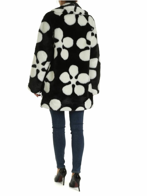 iKRIX McQ Alexander Mcqueen: 毛皮＆シアリングコート - 毛皮/ムートンコート - 黒