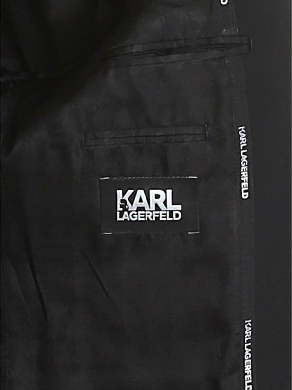 KARL LAGERFELD buy online Knight lined jacket in black