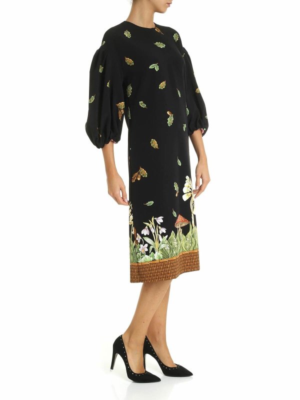 Vivetta: Robe longueur genou online - Robe Au Genou - Noir