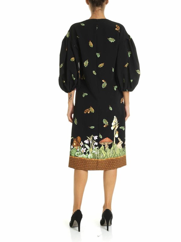 iKRIX Vivetta: Robe longueur genou - Robe Au Genou - Noir