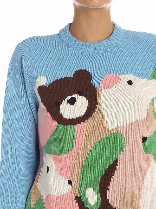 Rundhalspullover - Hellblau shop online: Vivetta