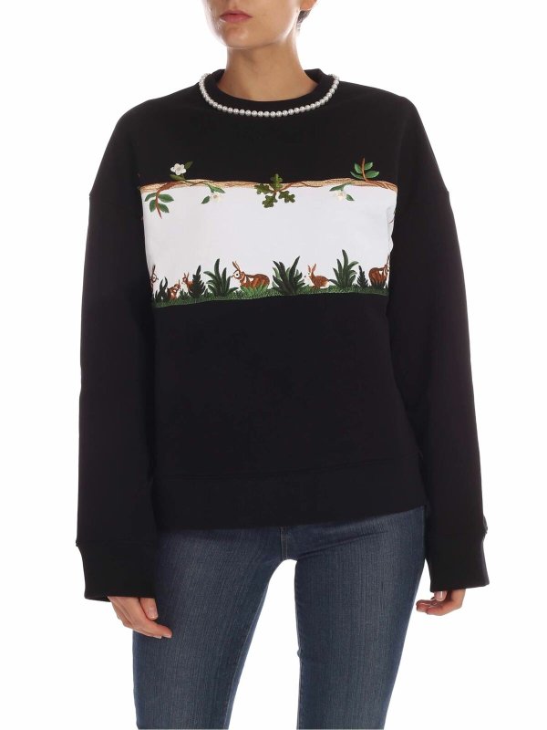 Vivetta: スウェット＆セーター - スウェットシャツ/セーター - 黒