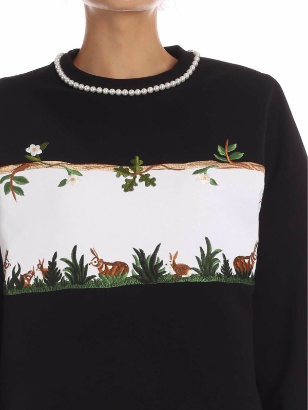 スウェットシャツ/セーター - 黒 shop online: Vivetta