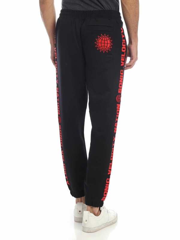 iKRIX McQ Alexander Mcqueen: pantaloni sport - Pantalone Badge Dart nero