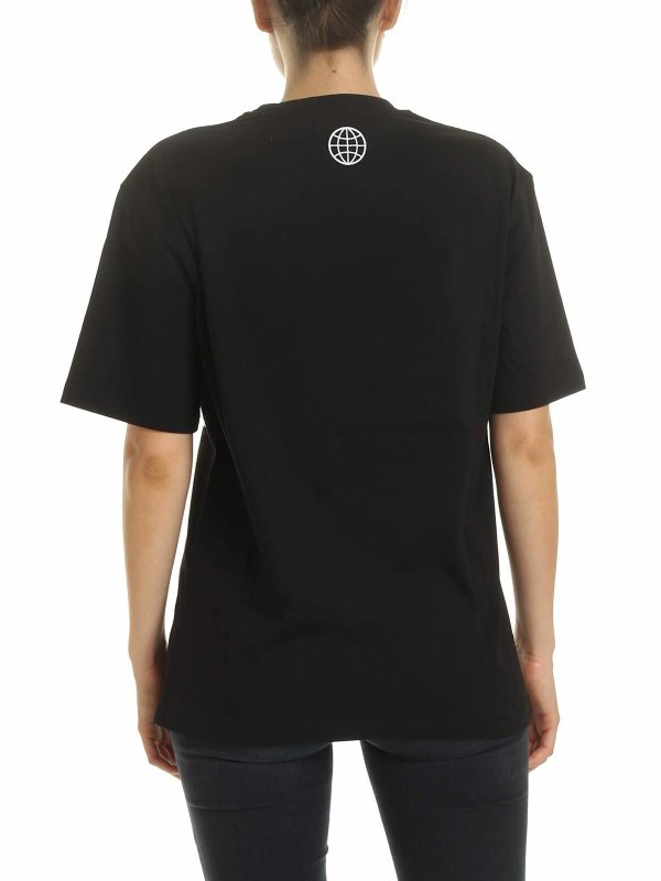 iKRIX McQ Alexander Mcqueen: t-shirts - Earth Force Sound t-shirt in black