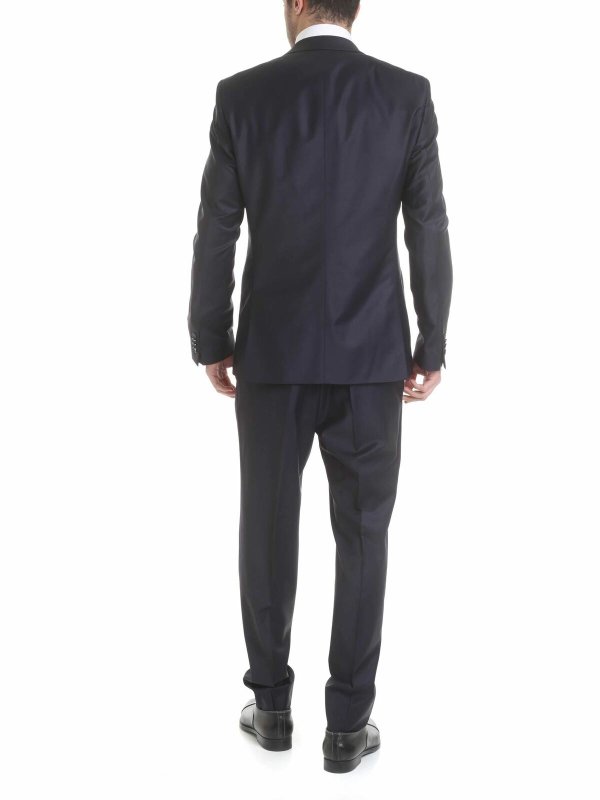 iKRIX KARL LAGERFELD: formal suits - Dark blue virgin wool suit