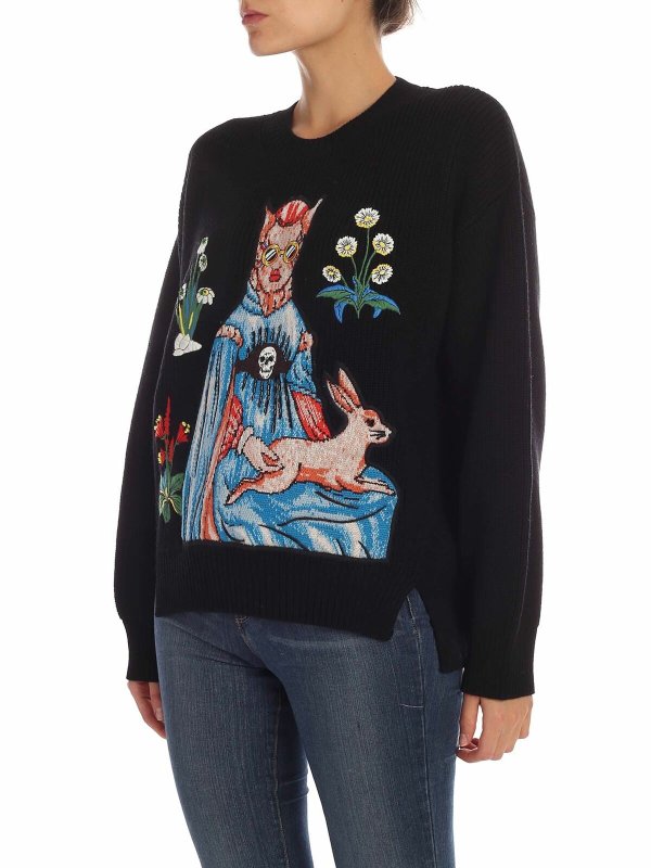 Vivetta: クルーネック online - クルーネック - 黒