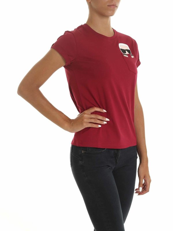 KARL LAGERFELD: T-shirts online - T-Shirt - Rot