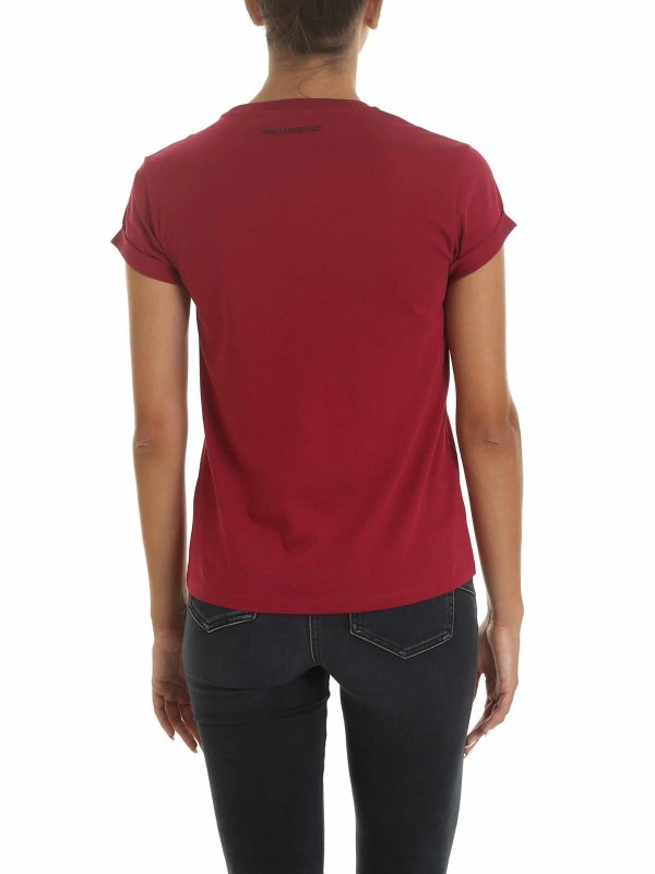 iKRIX KARL LAGERFELD: T-shirts - T-Shirt - Rot